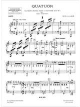 Quatuor 1921. Matériel - VILLA-LOBOS - Partition - Chœur